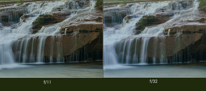 diffraction at f/11 and f/32 another crop