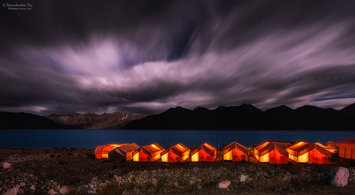 long-exposure at shutter-speed of 15 sec.