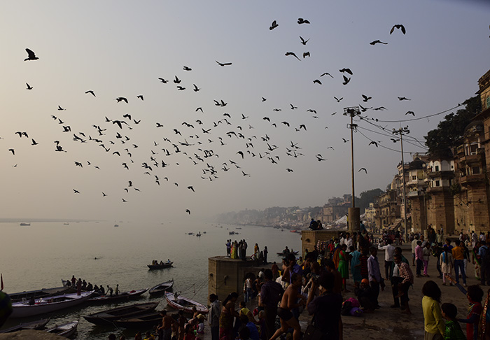 varanasi effect of fast shutter-speed